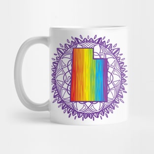 Utah Mandala Pride Mug